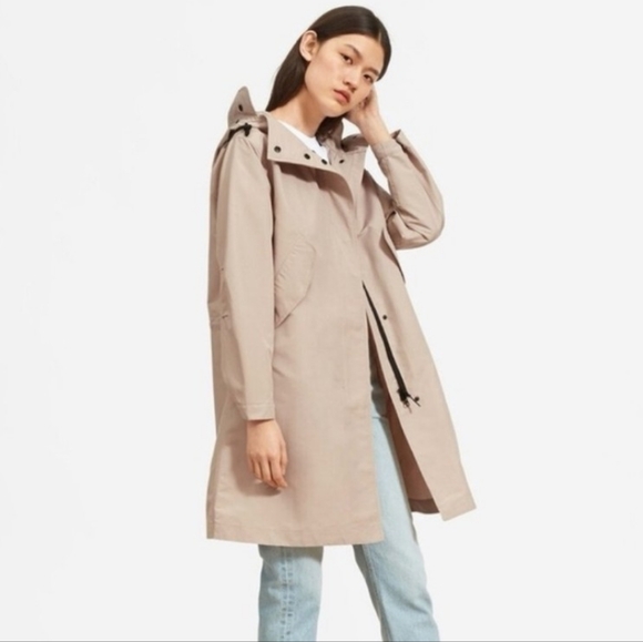 Everlane | Tan ReNew Raincoat - Picture 1 of 14